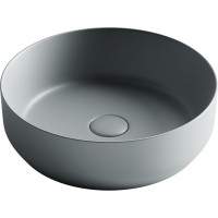 Раковина Ceramicanova Element CN6022MH 39 x 39 x 12 см, накладная, круглая, без перелива, сантехфарфор