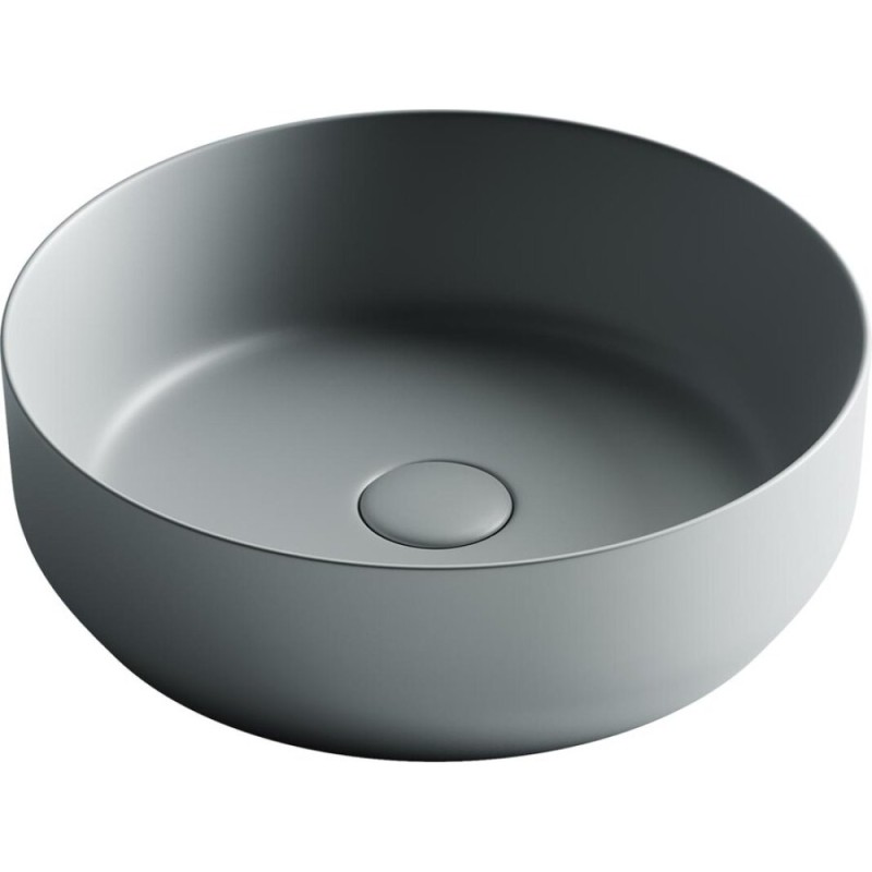Раковина Ceramicanova Element CN6022MH 39 x 39 x 12 см, накладная, круглая, без перелива, сантехфарфор