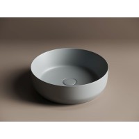 Раковина Ceramicanova Element CN6022MH 39 x 39 x 12 см, накладная, круглая, без перелива, сантехфарфор