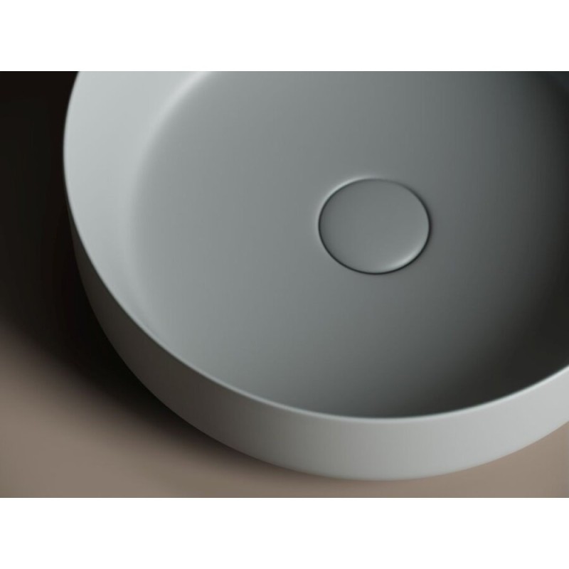 Раковина Ceramicanova Element CN6022MH 39 x 39 x 12 см, накладная, круглая, без перелива, сантехфарфор