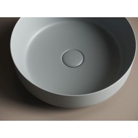 Раковина Ceramicanova Element CN6022MH 39 x 39 x 12 см, накладная, круглая, без перелива, сантехфарфор