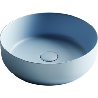 Раковина Ceramicanova Element CN6022ML 39 x 39 x 12 см, накладная, круглая, без перелива, сантехфарфор
