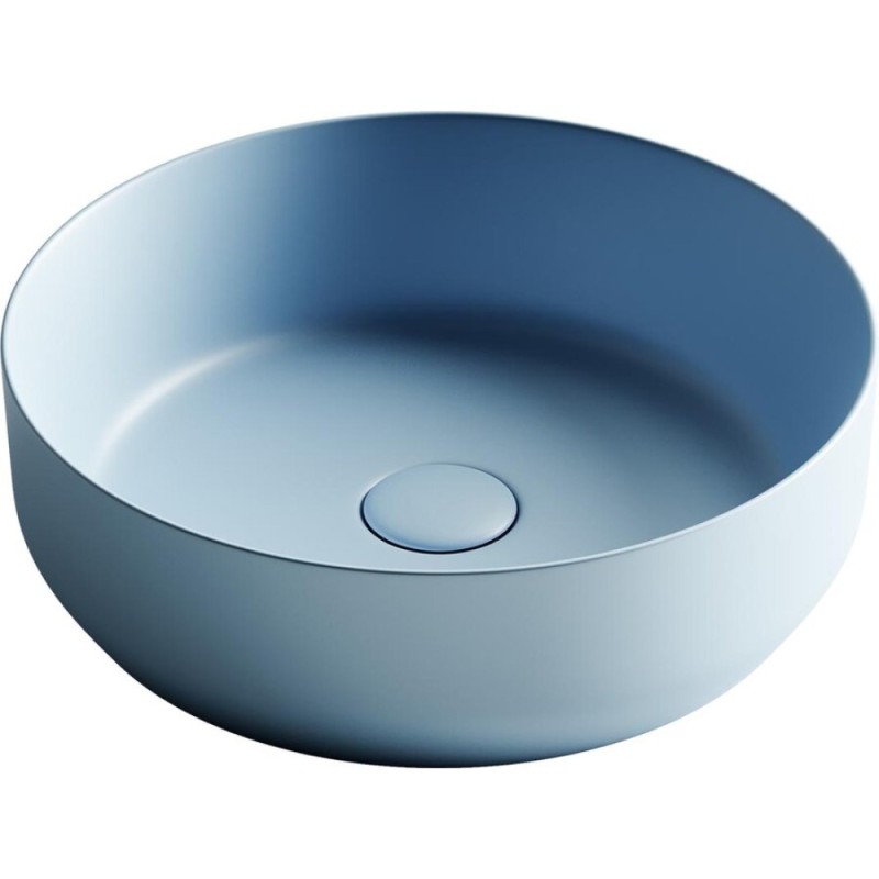Раковина Ceramicanova Element CN6022ML 39 x 39 x 12 см, накладная, круглая, без перелива, сантехфарфор