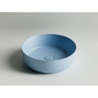 Раковина Ceramicanova Element CN6022ML 39 x 39 x 12 см, накладная, круглая, без перелива, сантехфарфор