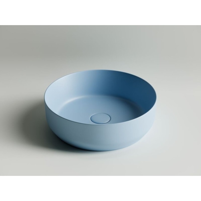 Раковина Ceramicanova Element CN6022ML 39 x 39 x 12 см, накладная, круглая, без перелива, сантехфарфор