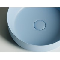 Раковина Ceramicanova Element CN6022ML 39 x 39 x 12 см, накладная, круглая, без перелива, сантехфарфор