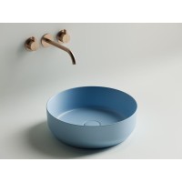 Раковина Ceramicanova Element CN6022ML 39 x 39 x 12 см, накладная, круглая, без перелива, сантехфарфор