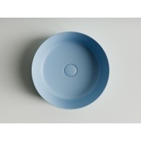 Раковина Ceramicanova Element CN6022ML 39 x 39 x 12 см, накладная, круглая, без перелива, сантехфарфор