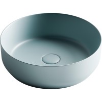 Раковина Ceramicanova Element CN6022MLG 39 x 39 x 12 см, накладная, круглая, без перелива, сантехфарфор