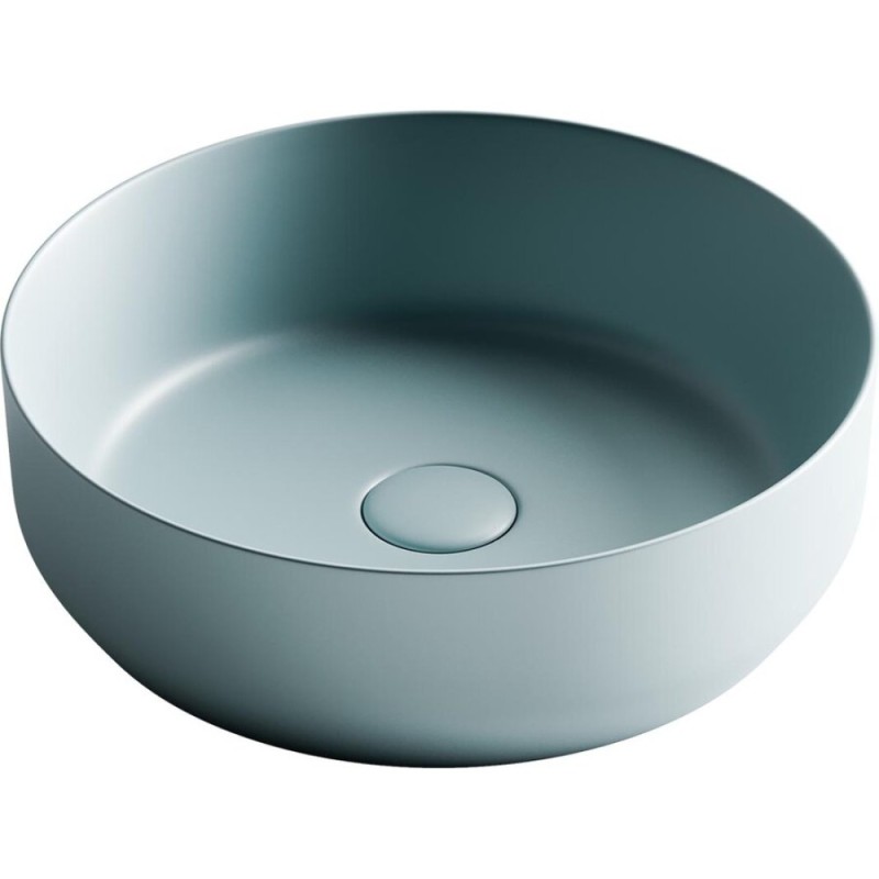 Раковина Ceramicanova Element CN6022MLG 39 x 39 x 12 см, накладная, круглая, без перелива, сантехфарфор