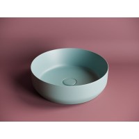 Раковина Ceramicanova Element CN6022MLG 39 x 39 x 12 см, накладная, круглая, без перелива, сантехфарфор