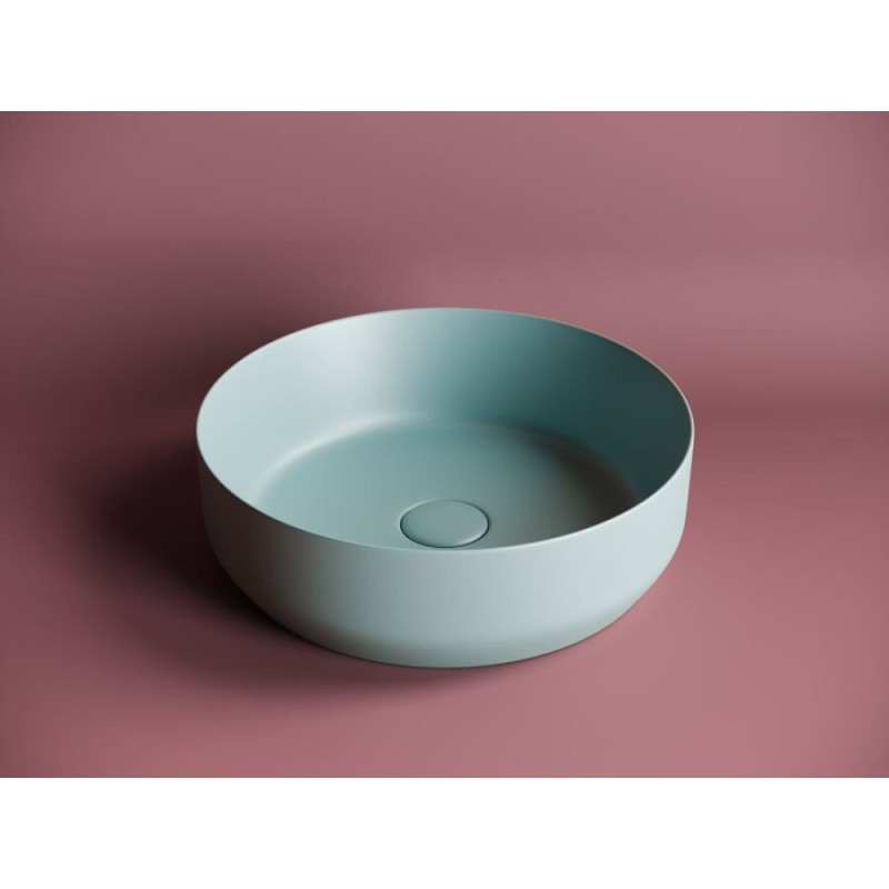 Раковина Ceramicanova Element CN6022MLG 39 x 39 x 12 см, накладная, круглая, без перелива, сантехфарфор