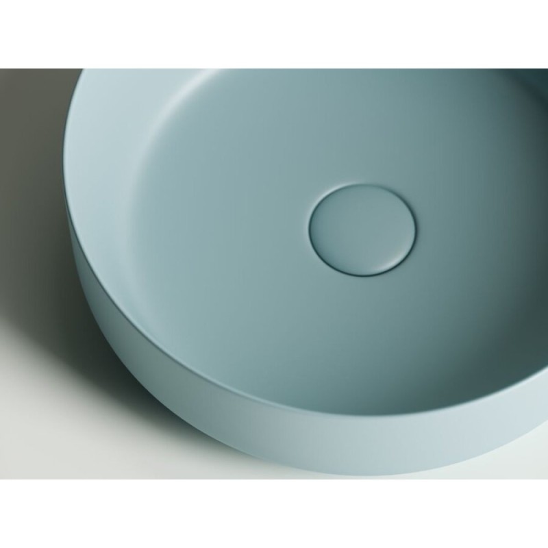 Раковина Ceramicanova Element CN6022MLG 39 x 39 x 12 см, накладная, круглая, без перелива, сантехфарфор