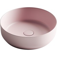 Раковина Ceramicanova Element CN6022MP 39 x 39 x 12 см, накладная, круглая, без перелива, сантехфарфор