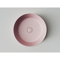 Раковина Ceramicanova Element CN6022MP 39 x 39 x 12 см, накладная, круглая, без перелива, сантехфарфор