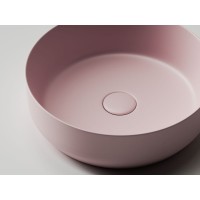 Раковина Ceramicanova Element CN6022MP 39 x 39 x 12 см, накладная, круглая, без перелива, сантехфарфор