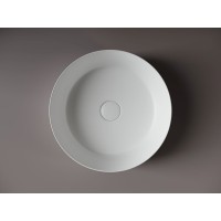 Раковина Ceramicanova Element CN6022MW 39 x 39 x 12 см, накладная, круглая, без перелива, сантехфарфор