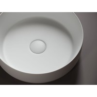 Раковина Ceramicanova Element CN6022MW 39 x 39 x 12 см, накладная, круглая, без перелива, сантехфарфор