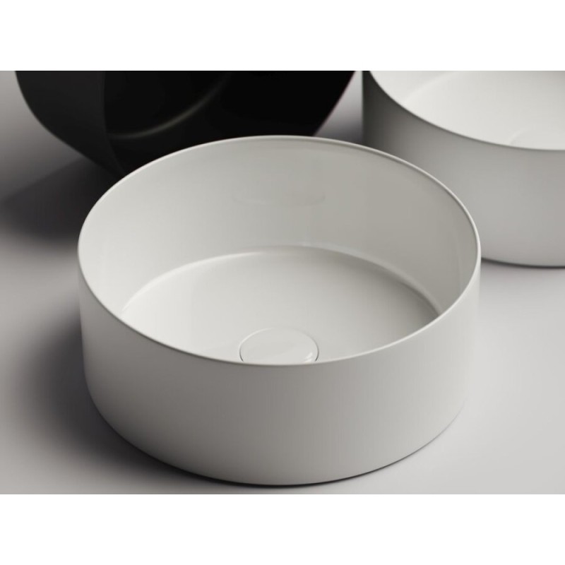 Раковина Ceramicanova Element CN6032 35.8 x 35.8 x 13.7 см, накладная, круглая, без перелива, сантехфарфор