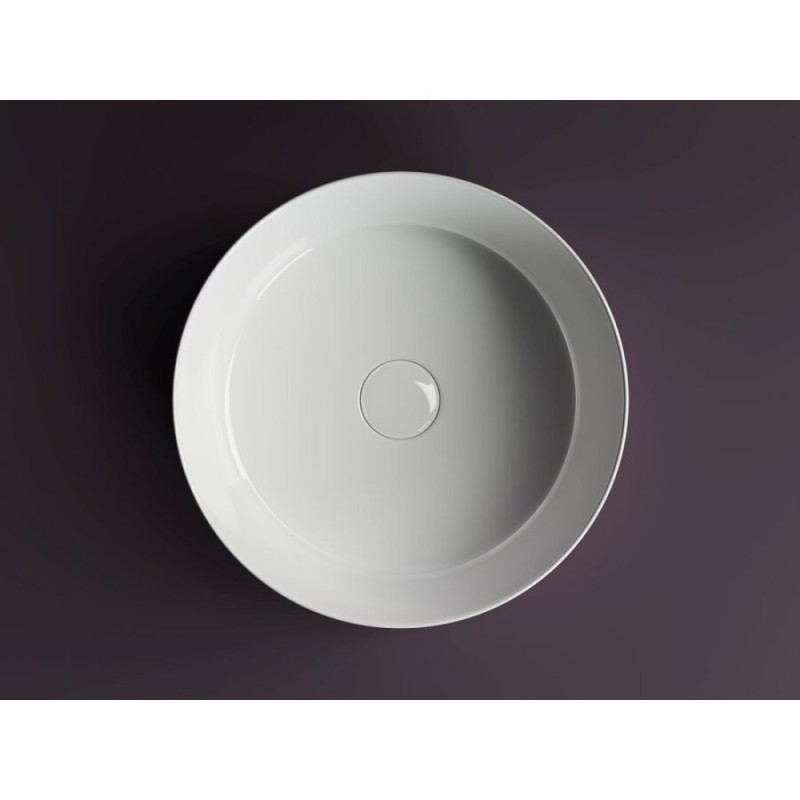 Раковина Ceramicanova Element CN6032 35.8 x 35.8 x 13.7 см, накладная, круглая, без перелива, сантехфарфор