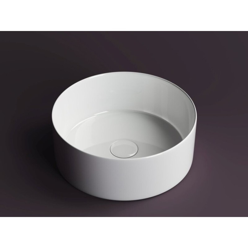 Раковина Ceramicanova Element CN6032 35.8 x 35.8 x 13.7 см, накладная, круглая, без перелива, сантехфарфор