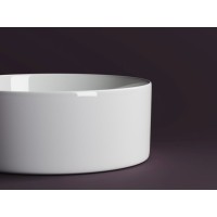Раковина Ceramicanova Element CN6032 35.8 x 35.8 x 13.7 см, накладная, круглая, без перелива, сантехфарфор