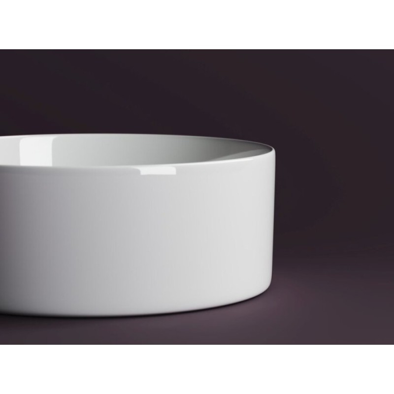 Раковина Ceramicanova Element CN6032 35.8 x 35.8 x 13.7 см, накладная, круглая, без перелива, сантехфарфор