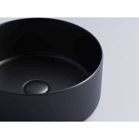 Раковина Ceramicanova Element CN6032MB 35.8 x 35.8 x 13.7 см, накладная, круглая, без перелива, сантехфарфор