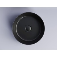 Раковина Ceramicanova Element CN6032MB 35.8 x 35.8 x 13.7 см, накладная, круглая, без перелива, сантехфарфор