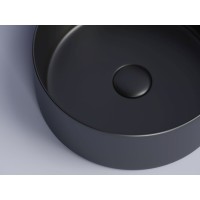 Раковина Ceramicanova Element CN6032MB 35.8 x 35.8 x 13.7 см, накладная, круглая, без перелива, сантехфарфор