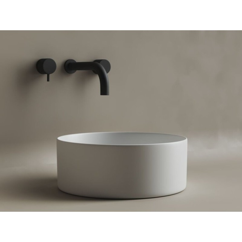 Раковина Ceramicanova Element CN6032MW 35.8 x 35.8 x 13.7 см, накладная, круглая, без перелива, сантехфарфор