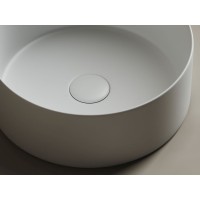 Раковина Ceramicanova Element CN6032MW 35.8 x 35.8 x 13.7 см, накладная, круглая, без перелива, сантехфарфор