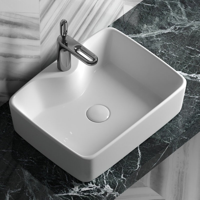 Раковина Ceramicanova Element, 48 х 37 х 13 см, цвет белый, CN6033, сантехфарфор