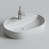 Раковина Ceramicanova Element, 60 х 40 х 12.5 см, цвет белый, CN6035, сантехфарфор