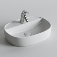 Раковина Ceramicanova Element, 50 х 38 х 12 см, цвет белый, CN6036, сантехфарфор