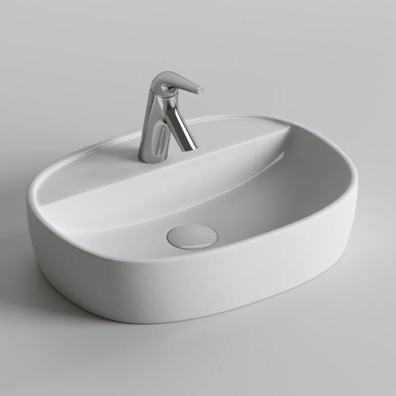 Раковина Ceramicanova Element, 50 х 38 х 12 см, цвет белый, CN6036, сантехфарфор