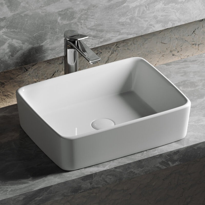 Раковина Ceramicanova Element, 48 х 37 х 13 см, цвет белый, CN6037, сантехфарфор