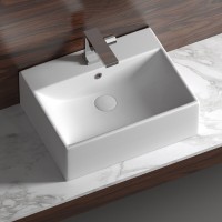 Раковина Ceramicanova Element, 50 х 41 х 16 см, цвет белый, CN6040, сантехфарфор