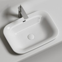 Раковина Ceramicanova Element, 58 х 40 х 15 см, цвет белый, CN6041, сантехфарфор
