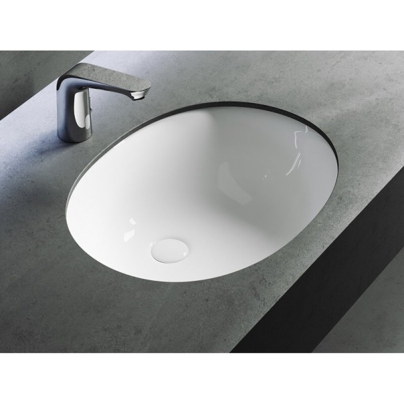 Раковина Ceramicanova Element CN6043, 56 см, сантехфарфор, белая