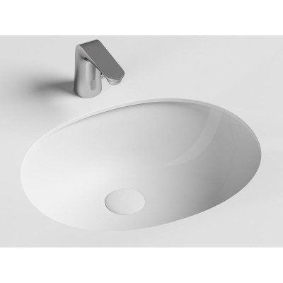 Раковина Ceramicanova Element CN6043, 56 см, сантехфарфор, белая