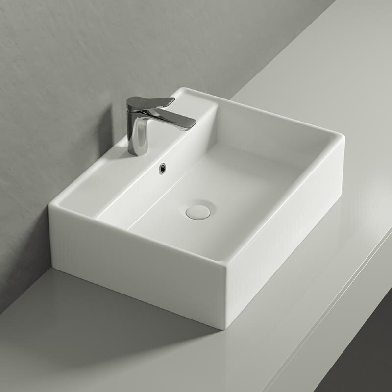 Раковина Ceramicanova Element, 59 х 45 х 16 см, цвет белый, CN6046, сантехфарфор