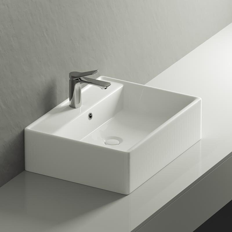 Раковина Ceramicanova Element, 59 х 45 х 16 см, цвет белый, CN6046, сантехфарфор
