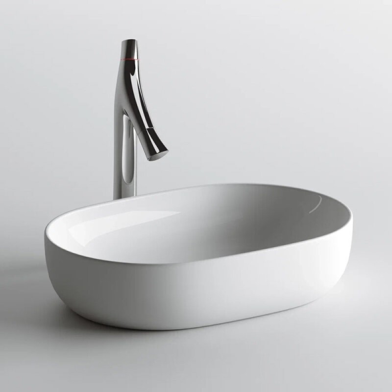 Раковина Ceramicanova Element, 60 х 41.5 х 13.5 см, цвет белый, CN6047, сантехфарфор
