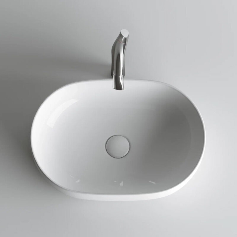 Раковина Ceramicanova Element, 60 х 41.5 х 13.5 см, цвет белый, CN6047, сантехфарфор
