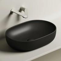 Раковина Ceramicanova Element, 60 х 41.5 х 13.5 см, цвет черный матовый, CN6047MB, сантехфарфор