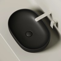 Раковина Ceramicanova Element, 60 х 41.5 х 13.5 см, цвет черный матовый, CN6047MB, сантехфарфор