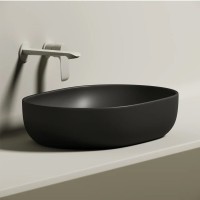Раковина Ceramicanova Element, 60 х 41.5 х 13.5 см, цвет черный матовый, CN6047MB, сантехфарфор