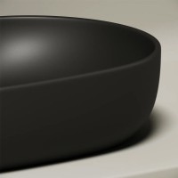 Раковина Ceramicanova Element, 60 х 41.5 х 13.5 см, цвет черный матовый, CN6047MB, сантехфарфор