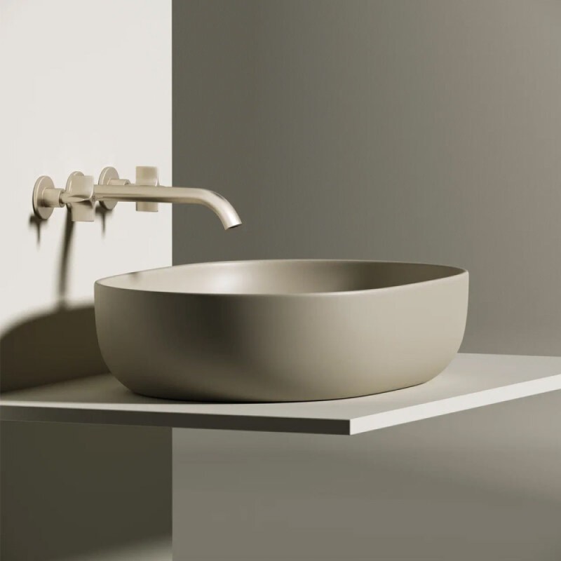 Раковина Ceramicanova Element, 60 х 41.5 х 13.5 см, цвет капучино матовый, CN6047MC, сантехфарфор